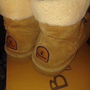 Bearpaw Tan Suede Boots